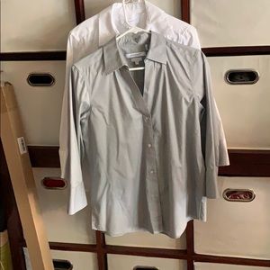 2 Foxcroft collared shirts.